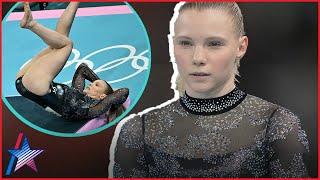 Why Olympic Gymnast Jade Carey FELL During Floor Routine [upl. by Aseret]