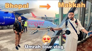 Umrah ka Safar Shuru hua 😍 Bhopal to Makkah traveling vlog [upl. by Nivets905]