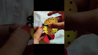 Paper bugs 🪲 makingpaper craft ideas 💡shorts chirkut23 trending craft viralvideo shortvideo [upl. by Ahseal]