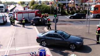 Schwerer Verkehrsunfall auf der B47 in Bensheim [upl. by Elboa]