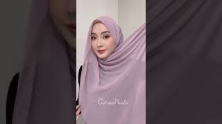 TUTORIAL SHAWL SIMPLE JE TAPI CANTIK TERLETAK ELOK [upl. by Ettenaej966]