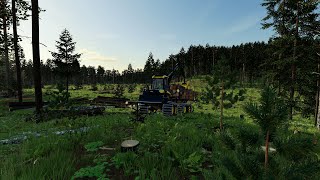 FS22  Forestry on Honkakorpi  Starting forwarding  EP05 [upl. by Sven]