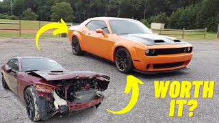 Rebuilding Wrecked 2018 Hellcat SRT In 20 Mins Or Less [upl. by Rraval]