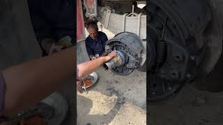 Is it right way to grease wheel bearing bearing grease restoration shorts [upl. by Ginsburg]