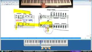 Clair de lune from scratch Piano Lesson 19 Measure 15 Part 1 [upl. by Dorlisa61]