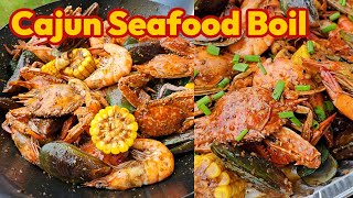 SEAFOOD BOIL RECIPE Cajun Seafood Boil [upl. by Bunni]