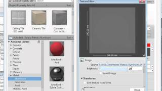 Revit MEP 2012 Tutorial  Custom Materials [upl. by Alvie299]