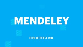 ✅ MENDELEY  Citas y referencias bibliográficas  Tutorial paso a paso [upl. by Quartana]