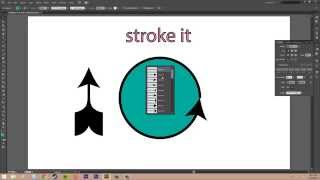 Adobe Illustrator CS6 for Beginners  Tutorial 42  Adjusting Stroke Attributes [upl. by Ocram]