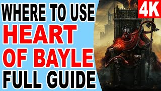 Elden Ring DLC Where to Use Heart of Bayle and Dragon Heart Location Get Ghostflame Breath [upl. by Pomeroy]