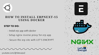 How to install erpnext using docker  ERPNEXT Version 15  Ubuntu  Lets encrypt [upl. by Voorhis]