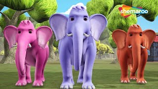 Haathi Aaya 3D Rhyme  Elephant Songs  Tamil Rhymes for Kids  Shemaroo Kids Tamil [upl. by Keviv]