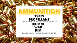 What is ammunition  Composition  Types  Forensic ballistics  UGC NET forensic science [upl. by Cris231]