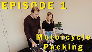 Episode 1  Touring trip to Norway  Motorcycle packing [upl. by Enitsej]