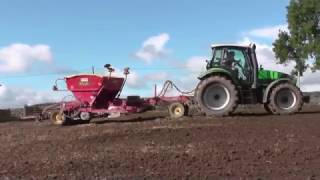 Ploughing amp Drilling Dermot OLeary Agri Services [upl. by Iaj]