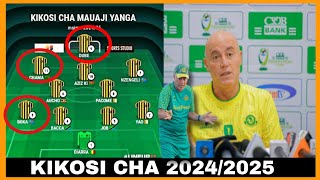 🔴KIKOSI cha MAUAJI YANGA SC Msimu huu 20242025WAINGIA MOJA KWA MOJACHAMA BOKA DUBE WOTE NDANI [upl. by Nowujalo539]