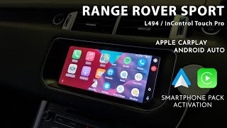 L494 Range Rover Sport  InControl Touch Pro Genuine Apple CarPlay amp Android Auto Retrofit [upl. by Chellman]