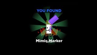 How to get MIMIC marker in FIND THE MARKERS Roblox  UPDATED 2024 [upl. by Neddra]