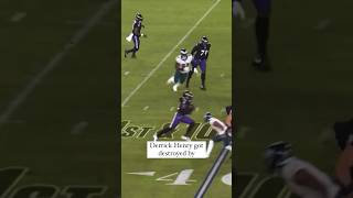 The biggest hit Derrick Henry ever got shorts nfl derrickhenry [upl. by Eedeed]