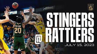 Edmonton Stingers at Saskatchewan Rattlers  Game Highlights  July 15 2023 [upl. by Ellenid]