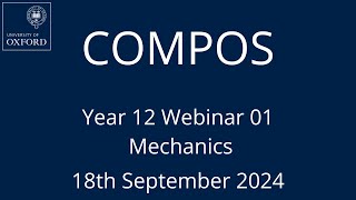 COMPOS24 Y12 Webinar 01 [upl. by Lidda]