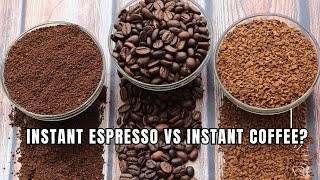 Instant Espresso vs Instant Coffee Whats the Difference [upl. by Rigdon]