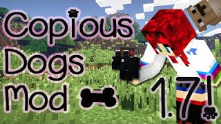 Minecraft  Copious dogs mod Bemutató  Telepítés 1710 [upl. by Telfer]