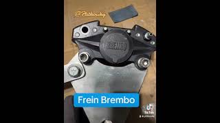 Étrier de frein brembo sur Panhead [upl. by Erreip26]