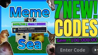 ⚠️ UPDATE 4 ⚠️ ROBLOX MEME SEA SECRET CODES 2024  MEME SEA SECRET CODES 2024 [upl. by Limak860]