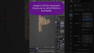 Blender  Assign keyboard shortcuts to modifiers [upl. by Georgy]