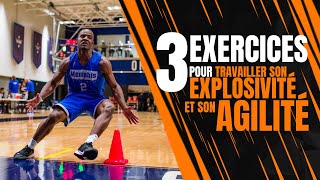 EXPLOSIVITÉ et AGILITÉ au basket 3 Exercices [upl. by Fadden918]