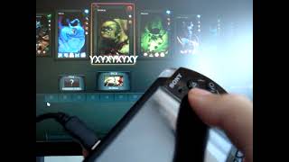 Управление Dota 2 через PSP slim [upl. by Nafri]