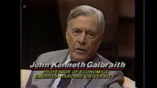 Pt 2  Wall Street Week John Kenneth Galbraith 1989  Sept 8 [upl. by Broadbent]