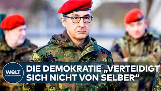 CEM ÖZDEMIR IM FLECKTARN Grüner Minister als Oberleutnant bei den Feldjägern der Bundesweher [upl. by Notserp162]