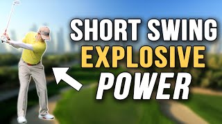 Very Short Backswing ➜ Easily Optimize Your Golf Swing [upl. by Dranoc]