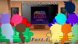 Fandom react to FNF Indie Cross Bonus Songs  Secrets Songs  Gacha Club Reaction [upl. by Cheria]