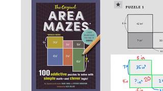 Area Mazes how to solve these mathematical puzzles [upl. by Kalila]