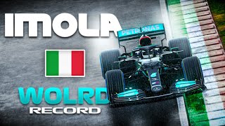 F1 2021 Imola Wet World Record Hotlap  Setup 1233 [upl. by Norret]