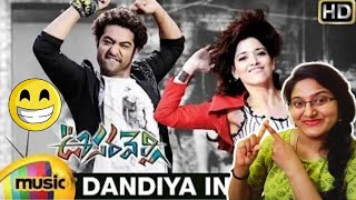 Dandiya India Song REACTION  Oosaravelli  Jr NTR  Tamannaah  DSP [upl. by Lua802]