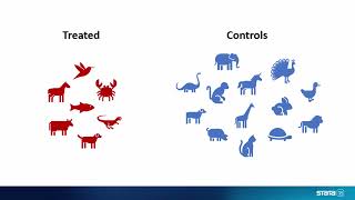 Treatment effects in Stata Matching estimators [upl. by Annaiuq]