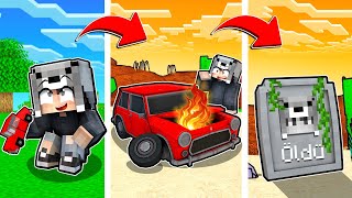 DOĞUMDAN ÖLÜME TOZLU BİR YOLCULUK FİLMİ 🚗🏜️  Minecraft [upl. by Derdle]