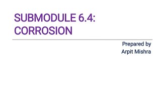 Forms of corrosionSurface corrosion Filiform corrosion Module6 submodule 64 Lec3DGCA [upl. by Maag]