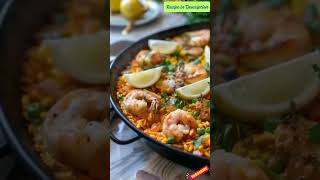 🥘🇪🇸 How to Cook Spanish Paella 🌿🍤 food howtocook cooking [upl. by Tova]