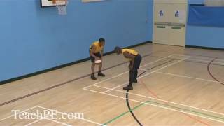 Basketball Drill  Defence  Follow The Dribbler [upl. by Sada]