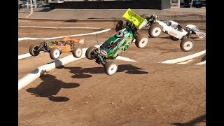 ELECTRIC RC BUGGY RACING 18 SCALE  MAIN FINAL [upl. by Pippy501]