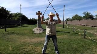 Bullwhip Cracking Double Whip Basics [upl. by Alled]