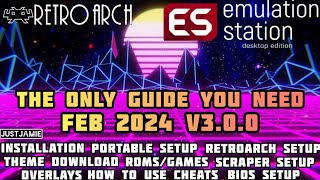 Update Pinned EmulationStation DE v300 Setup Guide 2024 emulationstation emulator frontend [upl. by Rammus]