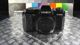 Minolta X 300s 35 mm SLR 1990 Made by Seagull [upl. by Ahsropal]