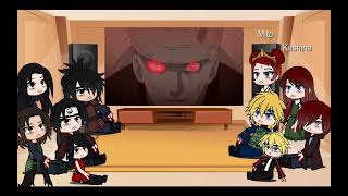 Uzumaki Clan and Uchiha Clan  Minato react to Madara vs Sasuke and NarutoParuChan [upl. by Iraam864]