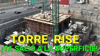 ¡Imágenes EXCLUSIVAS dentro de la zona de edificación de la Torre Rise [upl. by Henson396]